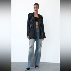 ZW HIGH-WAISTED WIDE LEG JEANS- SOLD